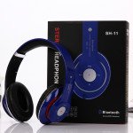 Wholesale HD Wireless Bluetooth Stereo Headset SH11 (Navy Blue)